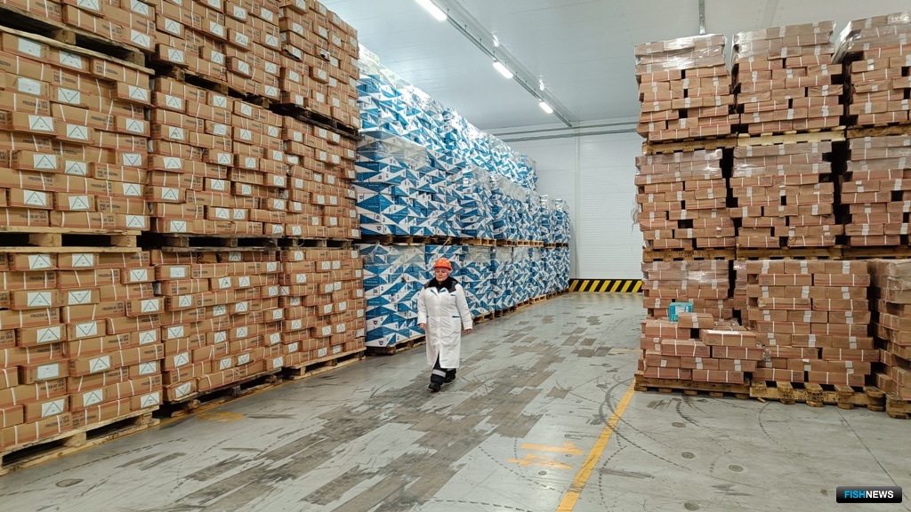 Склад может вместить более 7 тыс. тонн рыбопродукции