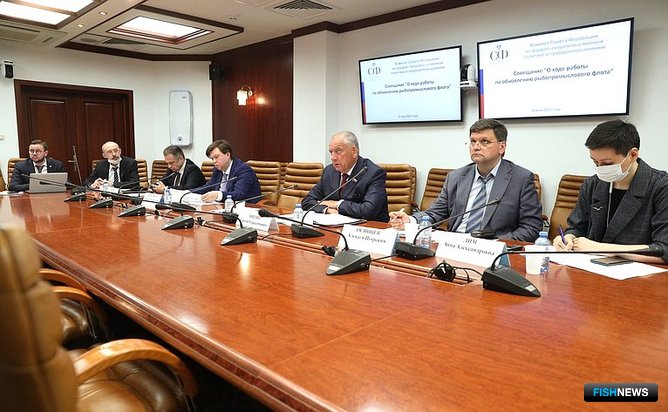 В Совфеде рассмотрели ход строительства судов под квоты добычи рыбы и крабов. Фото пресс-службы СФ