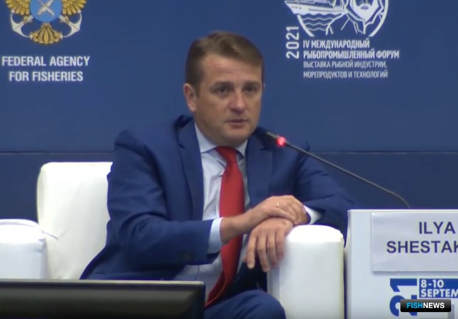 Руководитель Росрыболовства Илья ШЕСТАКОВ