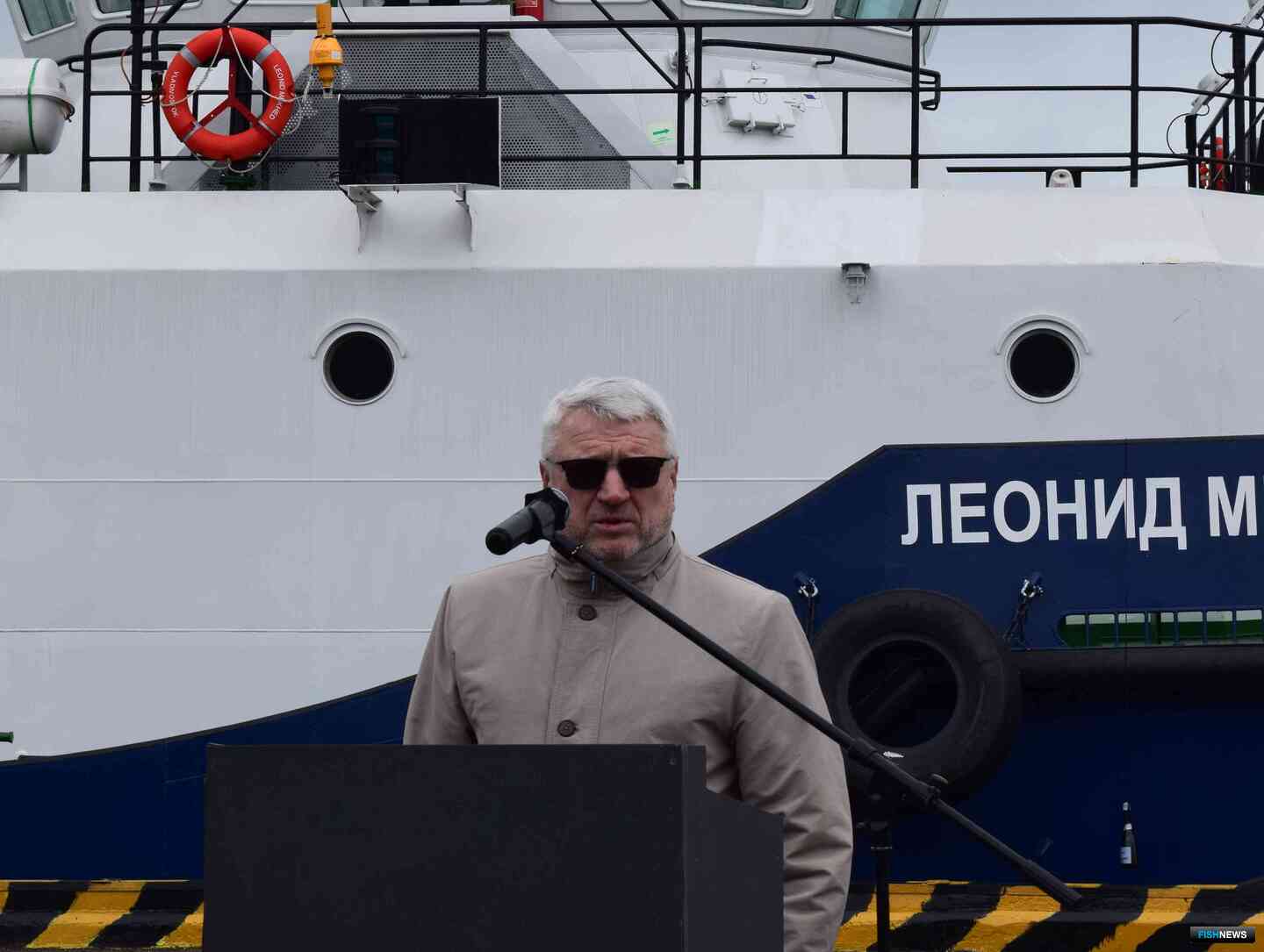 Первый заместитель гендиректора Владморрыбпорта Александр ШЕВЧЕНКО
