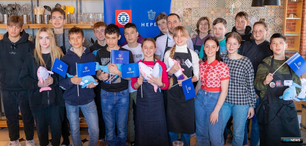 Приятным сюрпризом для ребят стали памятные подарки от «Нерея»