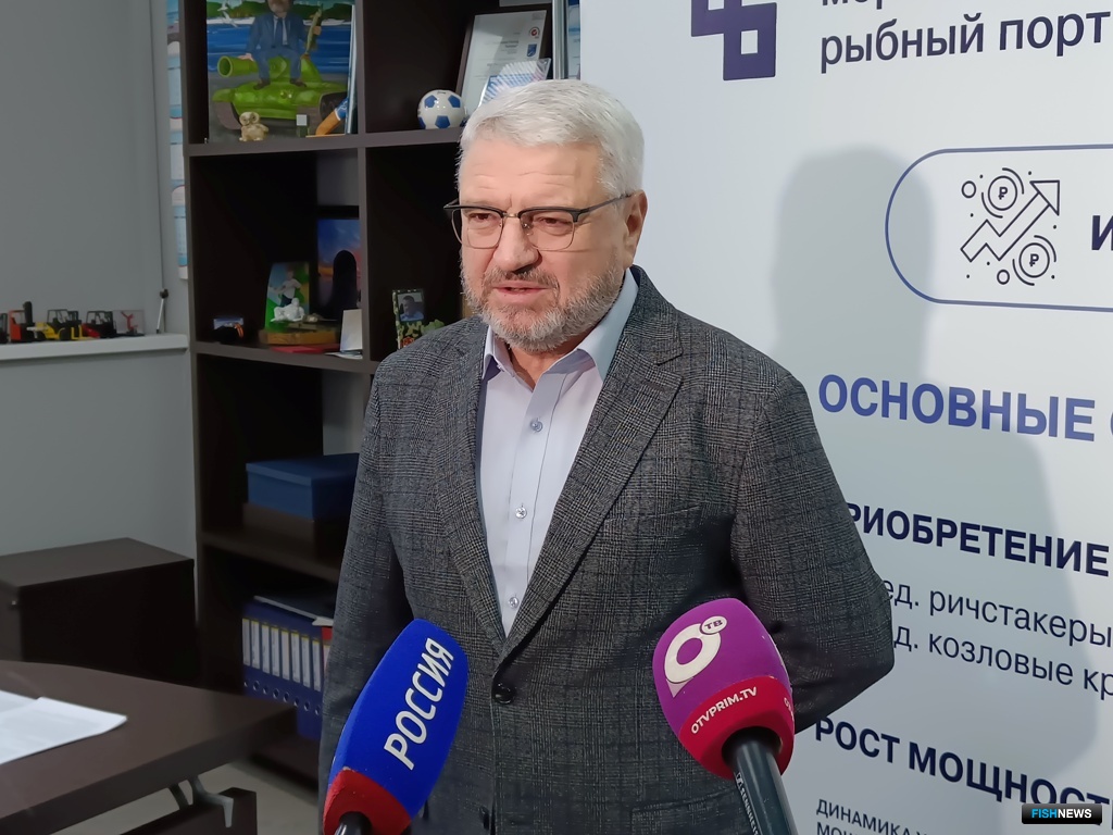 Генеральный директор Владморрыбпорта Александр ШЕВЧЕНКО