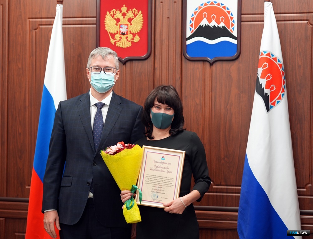 Коллектив КамчатНИРО поздравил губернатор Владимир СОЛОДОВ