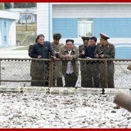 Фотографии КИМ Чен Ына на рыбохозяйственных предприятиях опубликовала «Нодон синмун»