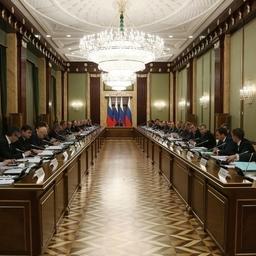 Заседание Правительственной комиссии по вопросам социально-экономического развития Дальнего Востока и Байкальского региона. Фото пресс-службы правительства