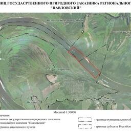 Схема границ планируемого заказника