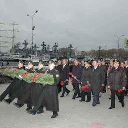 Проводы «Паллады» в кругосветное плавание. Владивосток, ноябрь, 2007 г.
