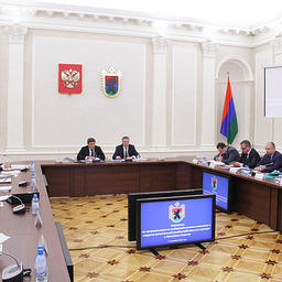 Совещание по вопросам развития регионального рыбохозяйственного комплекса Республики Карелия. Фото пресс-службы правительства региона
