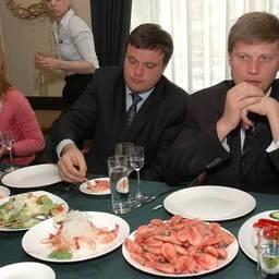 Дегустация продукции Ассоциации креветколовов Дальнего Востока. Владивосток, февраль, 2007