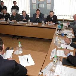 Совещание руководителя Госкомрыболовства Андрея Крайнего с руководителями отраслевых общественных организаций. Владивосток, октябрь, 2007 г.
