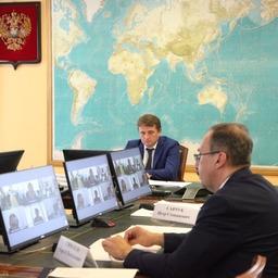 Межведомственное совещание провел руководитель Росрыболовства Илья ШЕСТАКОВ. Фото пресс-службы ведомства