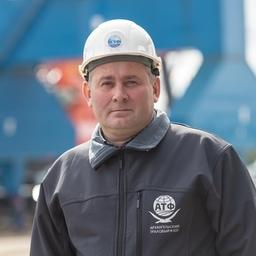 Начальник грузового участка береговой базы Архангельского тралового флота Максим ДРЕГАЛО
