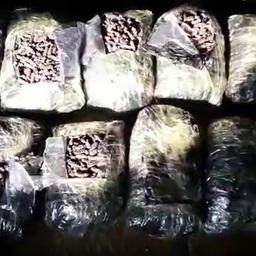 Свертки с сушеным трепангом обнаружили в локомотиве, следующем в Китай. Кадр из оперативной съемки
