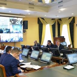 Заседание штаба охотоморской путины зимне-весеннего сезона. Фото пресс-службы Росрыболовства