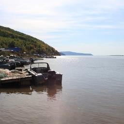 Рыбацкие лодки у амурского берега