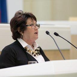 Член комитета Совета Федерации по аграрно-продовольственной политике и природопользованию Людмила ТАЛАБАЕВА. Фото пресс-службы СФ