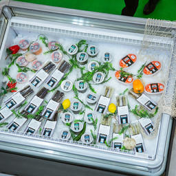 Сардина-иваси стала главным символом стенда «Русской рыбной фактории» на «Продэкспо»