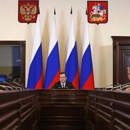 Заседание президиума Совета при президенте России по стратегическому развитию и приоритетным проектам. Фото пресс-службы правительства