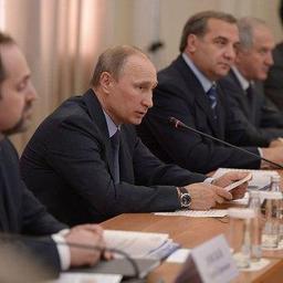 Совещание по вопросу эффективного и безопасного освоения Арктики. Фото пресс-службы Президента РФ.