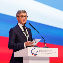 Президент ВАРПЭ Герман ЗВЕРЕВ выступил на Всероссийской конференции работников рыбохозяйственного комплекса. Фото пресс-службы ассоциации