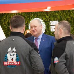 На стенде Камчатского края, «Дни Дальнего Востока в Москве»