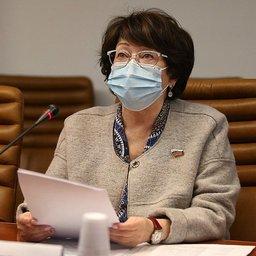 Член комитета Совфеда по аграрно-продовольственной политике и природопользованию Людмила ТАЛАБАЕВА. Фото пресс-службы СФ
