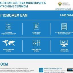 Портал Отраслевой системы мониторинга