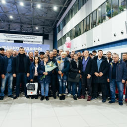 На память сделали групповое фото. Снимок предоставлен ГК «Сигма Марин Технолоджи»
