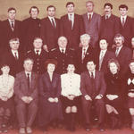 Делегация краевой организации профсоюза работников рыбного хозяйства на XVII Приморской краевой межсоюзной конференции. Декабрь 1989 г.