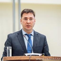 Президент Ассоциации рыбопромышленных предприятий Сахалинской области Максим КОЗЛОВ. Фото пресс-службы регионального парламента