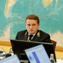 Руководитель Росрыболовства Илья ШЕСТАКОВ на расширенном заседании коллегии ведомства. Фото пресс-службы ФАР