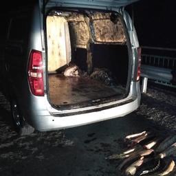Задержанное авто. Фото пресс-службы Пограничного управления ФСБ России по Республике Калмыкия и Астраханской области
