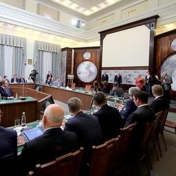 Юбилейное заседание попечительского совета Русского географического общества провел глава государства Владимир ПУТИН. Фото пресс-службы президента