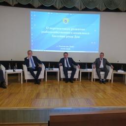 Совещание по развитию рыбохозяйственного комплекса бассейна реки Дон провел в Ростове-на-Дону руководитель Росрыболовства Илья ШЕСТАКОВ. Фото пресс-службы АзНИИРХ