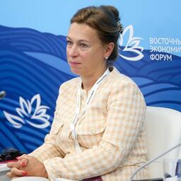 Член правления, первый заместитель председателя правления АО «Россельхозбанк» Ирина ЖАЧКИНА. Фото Алексея Александронка, фотобанк «Росконгресса»