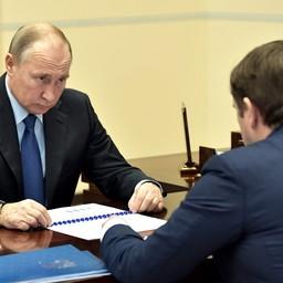 Президент Владимир ПУТИН провел рабочую встречу с руководителем Росрыболовства Ильей ШЕСТАКОВЫМ. Фото пресс-службы главы государства