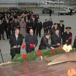 Проводы «Паллады» в кругосветное плавание. Владивосток, ноябрь, 2007 г.