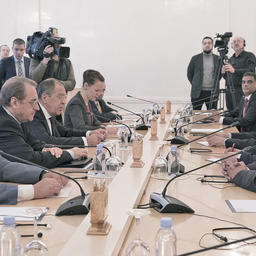 Министр иностранных дел России Сергей ЛАВРОВ провел переговоры с министром иностранных дел и сотрудничества Мавритании Иссельку Ахмедом Изид БИХОМ. Фото пресс-службы МИД РФ