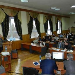 На заседании Ученого совета Атлантического НИИ рыбного хозяйства и океанографии специалисты обсудили прогноз возможного вылова в океанических районах на 2018 г. Фото пресс-службы института