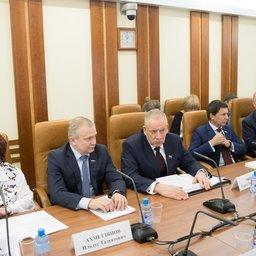Заседание рабочей группы по мониторингу принятия нормативно-правовых актов, предусмотренных федеральными законами в области рыболовства и аквакультуры. Фото пресс-службы Совета Федерации