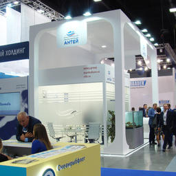 Стенд группы компаний «Антей» на Seafood Expo Russia в Санкт-Петербурге