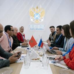 Были проведены официальные переговоры марокканской и российской стороны. Фото предоставлено ESG