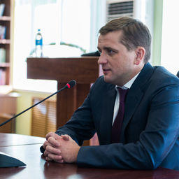 Заместитель министра сельского хозяйства – руководитель Росрыболовства Илья ШЕСТАКОВ. Фото пресс-службы Дальрыбвтуза