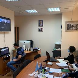 Проверка судна в режиме видеоконференцсвязи. Фото пресс-службы НЦРБП