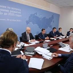 Проект долгосрочной программы развития ОАО «Российские железные дороги» обсудили на совещании правительства. Фото пресс-службы кабмина