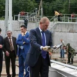 Руководитель Госкомрыболовства Андрей КРАЙНИК на Таранайском ЛРЗ