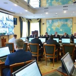 Заседание штаба по организации лососевой путины. Фото пресс-службы Росрыболовства