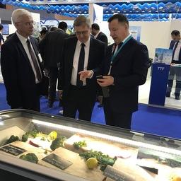 Официальный старт работы российского стенда дал замруководителя Росрыболовства Петр Савчук. Фото пресс-службы Росрыболовства