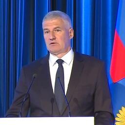 Глава Республики Карелия Артур ПАРФЕНЧИКОВ выступил на коллегии Министерства по развития Дальнего Востока и Арктики. Скриншот видео