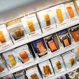 На выставке представлены самые разные виды рыбопродукции